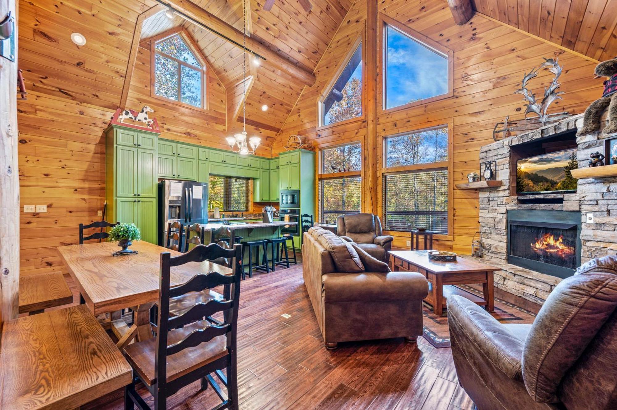 Relaxation Retreat - Pickleball Cabin - Wi-Fi, Fire Pit With Bar, Game Room, Hot Tub, Pool Access - Mins To Pf Sevierville Exterior photo
